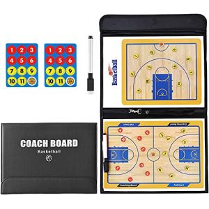 CREADY&reg; Tableau Tactique Basketball, Plaquette Entraineur Basket, Plaquette Basket Coach avec Stylo Aimants, Tableau Coach Basket Magn&eacute;tique Entra&icirc;neur Board (CREADY, neuf)