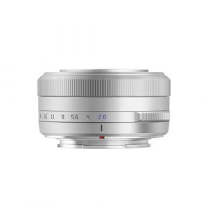 TTArtisan 27mm F2.8 Objectif d'appareil Photo APS-C Auto Focus en m&eacute;tal l&eacute;ger pour Fuji X Mount (Argent) (One hundred Store, neuf)