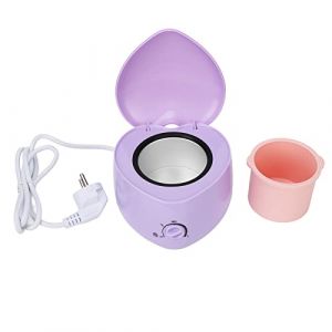 Chauffe Cire Epilation, Chauffe-Cire &Eacute;lectrique pour &Eacute;pilation, Mini Chauffe-Cire en Forme de C&oelig;ur pour Perles de Cire Dures Machine de R&eacute;chauffeur de Cire pour Maison et Salon (Violet) (Liyishun, neuf)