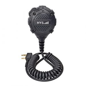 Microphone &agrave; main sans fil Baofeng UV-5R 5RPLUS Quansheng Kenwood (BX022) | Connecteur 2 broches clip r&eacute;glable (Two Way Radio Store, neuf)