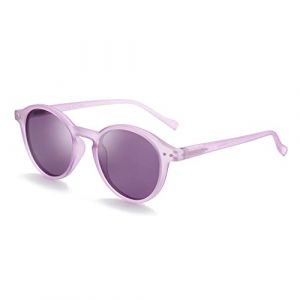 ZENOTTIC Lunette de soleil polaris&eacute; R&eacute;tro Classique Ronde R&eacute;tro Lunettes de soleil UV400 Cadre Homme Femme (MojingTec123, neuf)