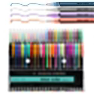 Set de 48 stylos gel – 12 métalliques, 12 stylo gel pailleté, 12 néon, 12 aquarelle – Pour dessin, écriture et livres de coloriage – Stylo couleur fluide et brillant – stylo paillette créatif (Zerische Technology Kft., neuf)