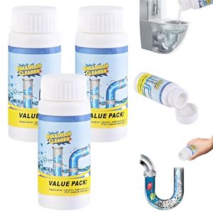 D&eacute;boucheur Pro, Sink and Drain Cleaner, D&eacute;boucheur Canalisation Puissant pour &Eacute;vier, Salle de Bains, WC et Siphons, Nettoyant Rapide contre Cheveux et Graisses (3 bouteille) (xiangyangshipingqiaoweishangmaoyouxiangongsi, neuf)