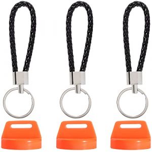SOAJEE Lot de 3 coques de clé d'allumage orange compatibles avec Polaris 5431964 5433534 RZR 170 570 800 900 1000 Turbo XP Sportsman Ranger RZR Trail Blazer Big Boss Sport Xpedition Brutus Diesel 455 (SOAJEE-FR, neuf)