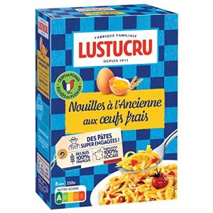 LUSTUCRU - Nouilles Aux Oeufs Frais 250G - ( Lot De 4 ) (obsido, neuf)