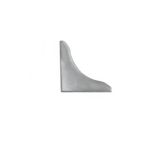 DQ-PP ANGLED PROFILE END PIECE &ndash; Aluminium &ndash; 13 x 13 mm &ndash; Profil de finition pour plan de travail de cuisine, plinthe murale, plinthe de table (dq-pp, neuf)