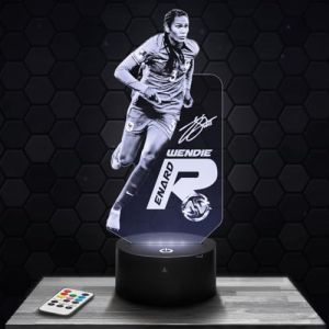 Lampe d'ambiance LED moderne W.Renard Football Féminin Foot Footballeuse France, idée cadeau deco Foot Lampe deco bureau salon homme Idée cadeau noel fan de W.Renard (Lampephoto-fr, neuf)