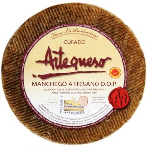 Fromage de Brebis Affiné ‘AOC Manchego’ (3 kg) - Artequeso (Jamonshop, neuf)