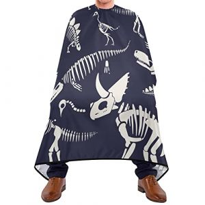 Squelette Fossile De Dinosaure Blouse Coiffeur Accessoires Robe De Coiffure Imperm&eacute;able Peignoir Coiffure Pour Instituts De Beaut&eacute; Salon Barber (ytuqqq, neuf)