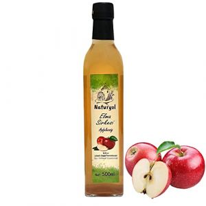 Naturyol Vinaigre de cidre de cidre de pomme 500 ml - Vinaigre de cidre de pomme bio - Fabriqué à la main - Fait maison (Esnero Shop, neuf)
