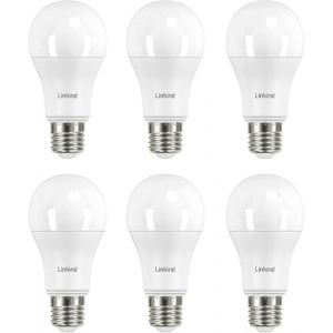 Linkind Ampoule LED E27 Blanc Chaud, 13,7W Equivalent 100W, 2700k Lumi&egrave;re Blanche Chaude 1521lm, Ampoule Standar A60 Gros Culot &agrave; Vis, No Dimmable, 220v-240v, Lot de 6 (LINKIND-EU, neuf)
