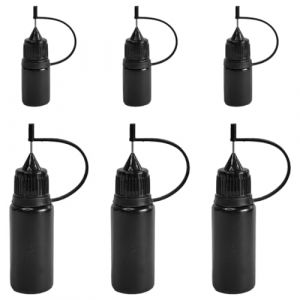 COYUN 6 Pièces Flacon Pipette, Flacons Plastique, Bouteille Plastique, Flacon Souple, Bouteille De Colle Vide, Bouteille De Précision, Avec Pointe D'aiguille (HLWA RETAILS LTD UKSTORE, neuf)