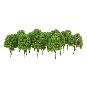 Ensemble de 20 Modèles d'arbre à L'échelle 1/160 N pour Rue de Train de Paysage de Table de Sable (Harilla, neuf)