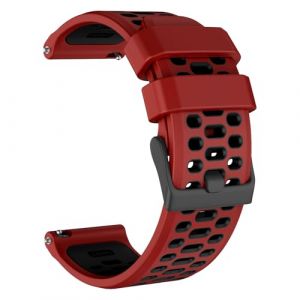 MYSNBKN Bracelet montre pour Suunto 9/9 Baro/D5/D7/Spartan Sport/Wrist HR/Traverse 24mm/Smartwatch 2 SW2, 24mm Quick Release Silicone Replacement Band (MYSNBKN-FR, neuf)