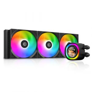 ID-COOLING FX360 LCD CPU Liquid Cooler AIO Cooler pour Intel et AMD (ID-COOLING EU, neuf)
