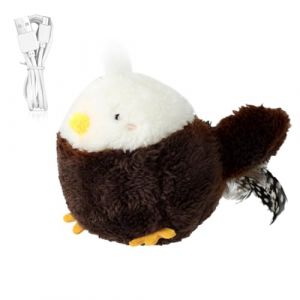 G&eacute;n&eacute;rique Oiseau pour Chat, Jouet Chat Oiseau Qui Bouge, Jouet pour Chat Oiseau Gazouillant Simul&eacute;, Jouet Interactif pour Chat, Oiseau Gazouillant, Jouet D'oiseau pour Chats D'int&eacute;rieur (tomantle, neuf)