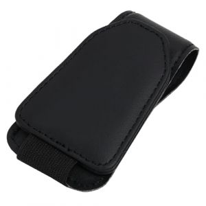 SopwMap Porte-Lunettes de Soleil pour Voiture en Cuir, Clip de Support de Lunettes sur Pare-Soleil, Voiture Pare-Soleil Accessoires, Pince &agrave; Lunette Auto, Accessoire pour Cartes et Tickets, Noir (XINSURANDZ, neuf)