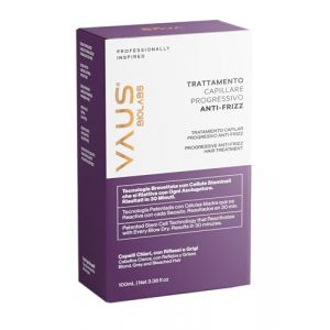 VAUS BiolABS | Formule brevetée UE | Premier traitement progressif avec effet botox capillaire | n° 1 Traitement hydratant cheveux | Puissant anti-frisottis anti-frisottis | Cheveux clairs, cheveux (VAUS EUROPE, neuf)