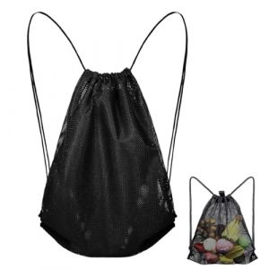 OHREN Sac de plage filet Sac à jouets de sable Sac à cordon Sac en maille pour natation, voyages, salle de sport, plage et plongée (whyqiqi, neuf)