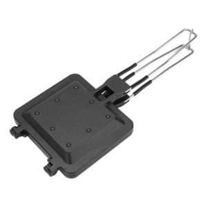 Sarini Machine &agrave; Sandwich de Camping, Gril &agrave; Sandwich, Machine &agrave; Griller Double Face, po&ecirc;le &agrave; Pain antiadh&eacute;sive avec poign&eacute;es r&eacute;sistantes &agrave; la Chaleur, Grille-Pain de Camping Multifonction (Sarini EU, neuf)