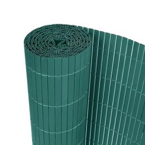 UISEBRT Canisse en PVC Brise-Vue occultant pour Jardin, Balcon et Terrasse, R&eacute;sistant aux intemp&eacute;ries, Protection visuelle, Gr&uuml;n, 120x500cm (Danyang Home, neuf)