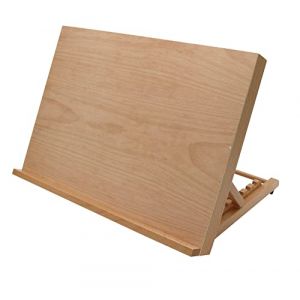 Paintersisters Chevalet de table + Poste de travail Format A3 compact - 30 x 43 cm, Bois de h&ecirc;tre, pour peindre + esquisser, Acrylique, Aquarelle, Crayon ou Fusain (paintersisters-neuss, neuf)