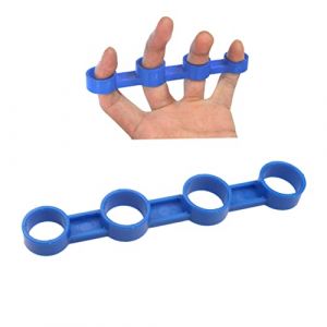 TOYANDONA Manchons D&rsquo;extension Pour Doigts Moyen En &Eacute;bonite Bleu, Outil D&rsquo;entra&icirc;nement &agrave; La Guitare Et Piano, Accessoires Instruments De Musique Pour Renforcer La Force Flexibilit&eacute; Des Doigts (Qaidam, neuf)