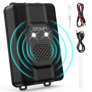 ZZOUFI Ultrason Anti Rongeur Fouine Martre Voiture, Repulsif Rongeur pour Voiture, Anti Fouine Grenier Maison, Alimentation Flexible - Batterie de Voiture 12 V, Pile AA ou USB (TrendoLane Market Kft., neuf)