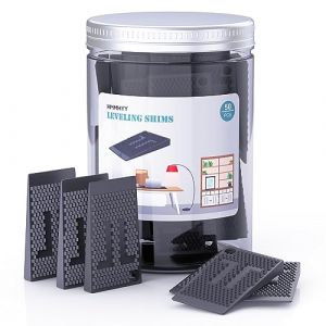 50 Piece Cales en Plastique, Plastic Wedges for Leveling, cale pour Meuble,cale Caoutchouc， pour Meubles,Table, Chair, Cabinet, Table Feet, Cales polyvalentes pour Le Bricolage et Le Travail (HMMHYY, neuf)
