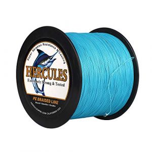 HERCULES Super Cast 10-300lbs Ligne de p&ecirc;che tress&eacute;e 100-2000m 109-2187yds Test pour Les Lignes de Poisson Tresse PE d'eau sal&eacute;e Superline 8 brins (Chase Goals Europe, neuf)
