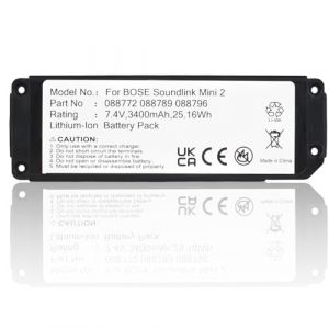 088796 088789 088772 080841 Batterie Compatible avec Bose Soundlink Mini 2 et Soundlink Mini II Enceinte Bluetooth (7,4 V, 3 400 mAh) (Aofonchy, neuf)