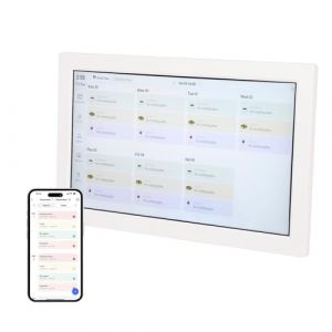 Calendrier numérique de 15,6 ", calendrier mural électronique, écran tactile intelligent 1920 x 1080FHD, mémoire de 32 Go, planificateur familial, calendrier de bureau, planificateur familial (Li-start, neuf)