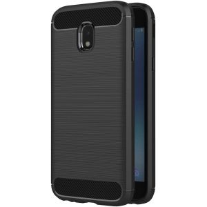 LFstore-IT Coque de Protection en Carbone Compatible avec Samsung Galaxy J3 2017 - Coque en Silicone Noir T&eacute;l&eacute;phone (LFstore-IT, neuf)