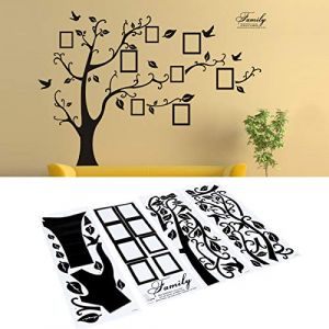 Sticker Mural, Bricolage Famille Cadre Photo Arbre peintures murales Auto-adhésives Mur Art Autocollant Amovible Stickers muraux pour la décoration intérieure Salon Chambre (DedalanW, neuf)