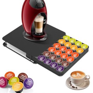 Masthome Porte Capsule pour Dolce Gusto, Rangement Dosettes Capsules 36 PCS, Porte Dosette Dolce Gusto de Caf&eacute; avec Support Antid&eacute;rapante pour Caf&eacute;s, Bars, Maisons et Bureaux (masthome, neuf)