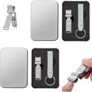 2PCS Crocmax Clipper, Gadsell Nail Clippers, Heavy Duty Nail Clippers, Nail Clipper with Large Opening, The Luxurious Ultra Sharp Nail Clippers, Nail Clipper Anti Splash (M,04) (飞凡商贸, neuf)