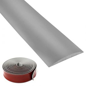 Barre de Seuil Adhesive PVC Profilé de Transition Sols 300x5cm Baguette de Finition Gris Seuil de Porte Adhesif pour Carrelage Profilé PVC Transition (SDLDEER eu, neuf)