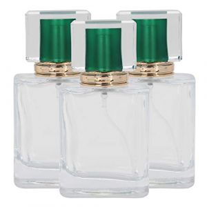 3pcs bouteilles de parfum rechargeables, 50ml coloré vide vaporisateur distributeur de parfum atomiseur atomiseur portable bouteille vide avec applicateur de pulvérisation(vert) (Kireina-eu, neuf)