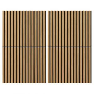 Art3d Lot de 2 panneaux acoustiques pliables - Panneaux muraux 3D insonorisants - 120 x 60 cm - Revêtement mural pour studio à domicile - Panneaux muraux en feutre - Feutre acoustique buis 1,44 m² (Art3d, neuf)