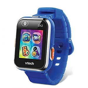 VTech - KidiZoom SmartWatch DX2 Bleue, Montre Digitale Enfant, Photo, Selfie, Vidéo, Écran Tactile Vertical, Jouet High-Tech, Cadeau Enfant et Ado de 5 Ans à 13 Ans - Contenu en Français (MR DISTRI FR, neuf)