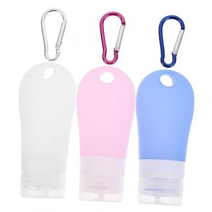 BESTYASH Flacon De Voyage Silicone Souple Flacon De Shampoing Vide Pour Voyage Distributeur De Produits Cosm&eacute;tiques Portable (Feast of Yan, neuf)