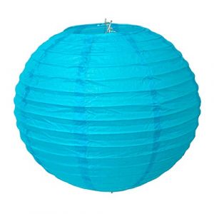 Creativery Lampion en papier 20 cm (turquoise 340) // Lanterne pour mariage, fête, décoration d'intérieur, décoration à suspendre, décoration d'intérieur, anniversaire, fête (LA MERCERIE DE VALLY, neuf)