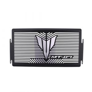 Compatible avec MT 07 MT07 2014-2017 2018 Accessoires Moto Radiateur Grille de Protection Refroidisseur Couvercle de Protection(Black) (曹菁菁, neuf)