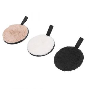BRRNOO Makeup Repover Puff Nettoyage Puffle Exfoliant Pouffle Élimine Doucement la saleté et L'excès D'huiles Enlève le Maquillage Nettoie le Visage avec une Fibre Végétale Douce pour (Gulaer, neuf)