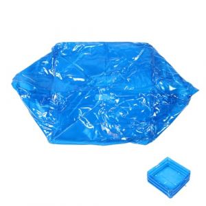 VINTORKY Bain De Pieds Gonflable Portable Grand Format Pliable Bleu Pour Spa Gonflable Poignées Usage Extérieur Et Plage (Wesidun, neuf)