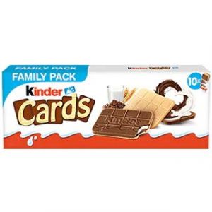 KINDER Cards - Family Pack de 10 Cards 256 g - Les 2 paquets de 10 Cards. (La Famille &agrave; Table! - LF&agrave;T!, neuf)