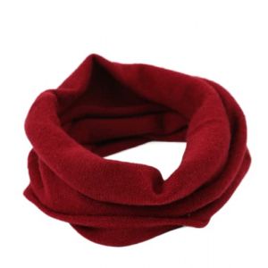 Prettystern Écharpe à Boucle Unisexe 100% Laine De Cachemire Foulard Uni Dames Tube écharpe Rouge (PrettyLand.eu, neuf)