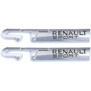 3D Embl&egrave;me Badge Autocollant pour GT Renault Sport, Autocollant de D&eacute;calcomanies en M&eacute;tal de Voiture D'embl&egrave;mes Car Sticker Accessoires,B (YiLin DepartmentStore, neuf)