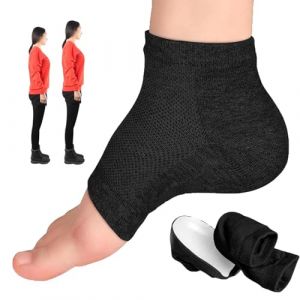 Chaussettes Height Max, Coussinet de Talon Invisible, Chaussettes &agrave; hauteur maximale, Chaussettes de Rehaussement Semelles Int&eacute;rieures pour Augmentation pour Hommes et Femmes (2,5 cm, Noir) (2.5cm) (LIJINTU LIMITED, neuf)