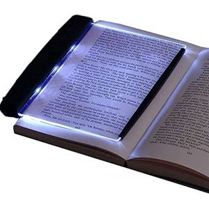 Lampe de Lecture LED veilleuse Wedge Book Eye Care Portable Signet Light Bright Book Board pour la Lecture au lit, Voiture (Secret Dream, neuf)